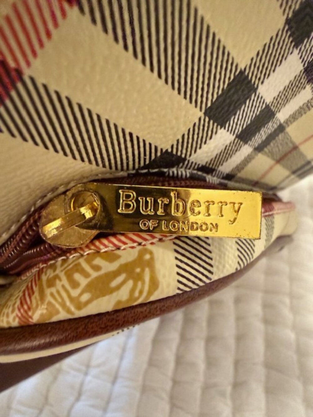 Vintage Burberry Haymarket Check backpack - Picture 5 of 5
